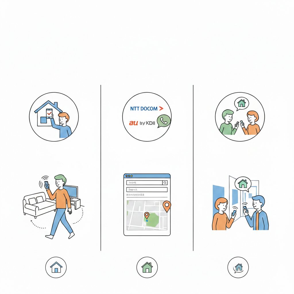 引っ越し前に確認！物件の「携帯電話の電波状況」をチェックする方法
